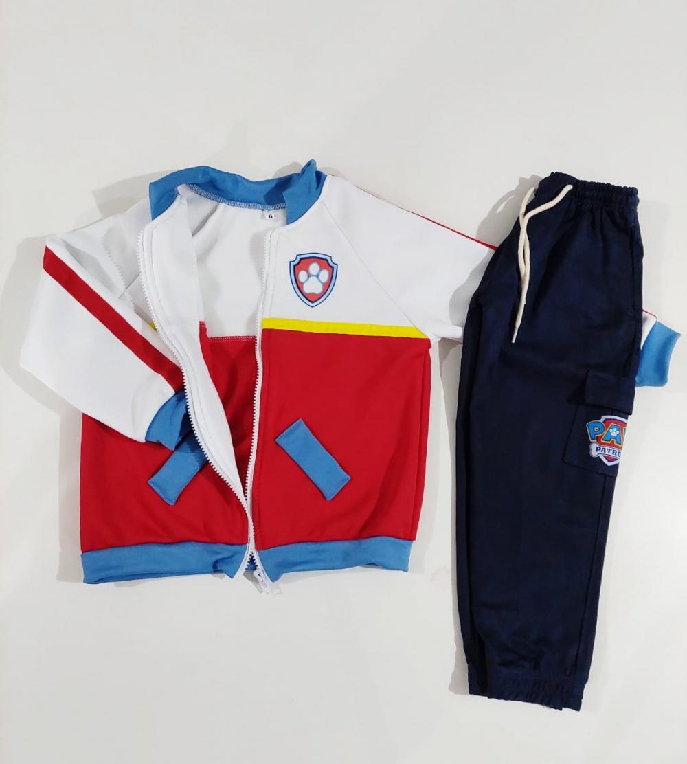 Conjunto de Frio Patrulheiro Personalizado 02 a 06 Anos
