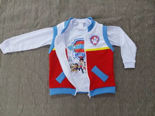 Colete e Camiseta Patrulheiro - Tabela 01 ao 04 Anos