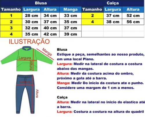 Conjunto de Frio Patrulheiro Personalizado 02 a 06 Anos