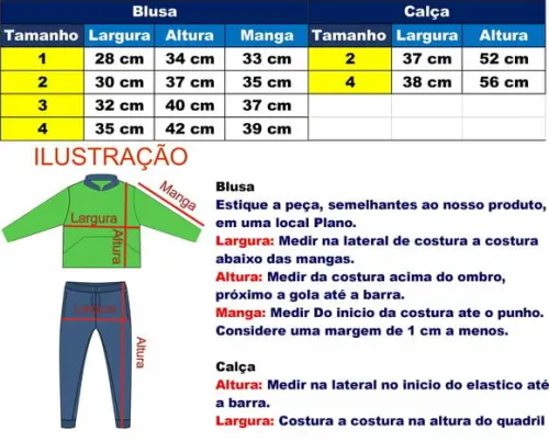 Conjunto Ryder Patrulheiro 3 Peças - Tabela do 01 ao 06 Anos