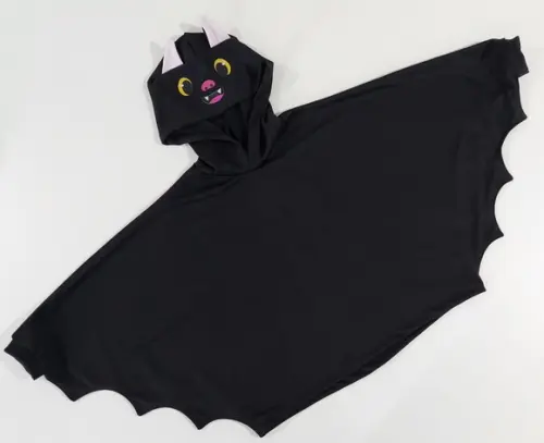 Fantasia Morcego Poncho Infantil