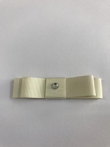 Laço Duplo off-white com strass