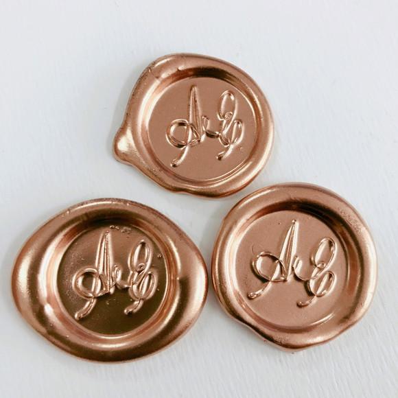 Lacre - Ae (ouro Rose)