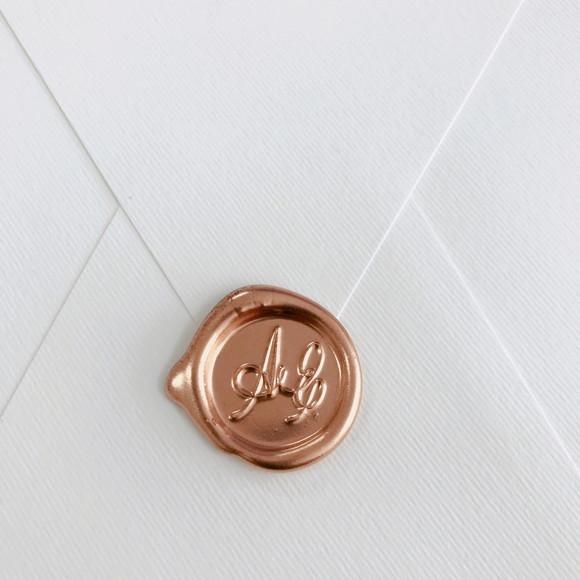 Lacre - Ae (ouro Rose)