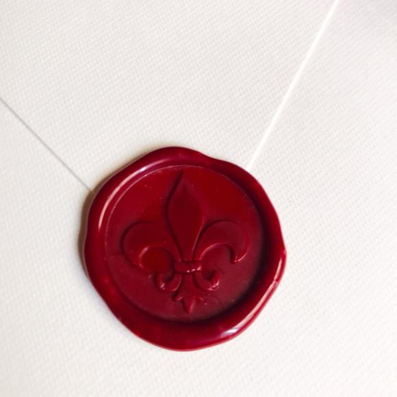 Lacre de Cera - Flor de Liz