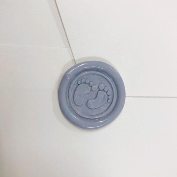 Lacre de Cera - Pegadas bebê