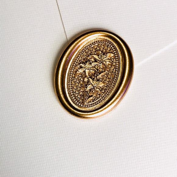 Lacre Oval - Flores