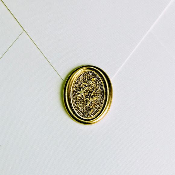 Lacre Oval - Flores