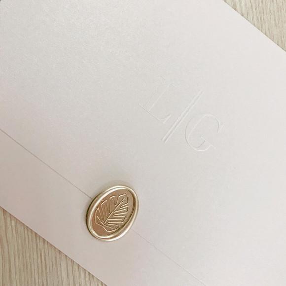 Lacre Oval - Folha Grande