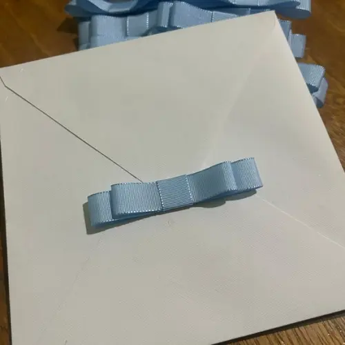 Laço Duplo Azul Bebê