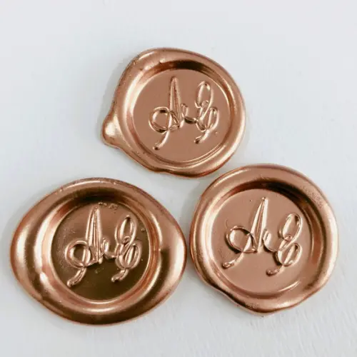 Lacre - Ae (ouro Rose)