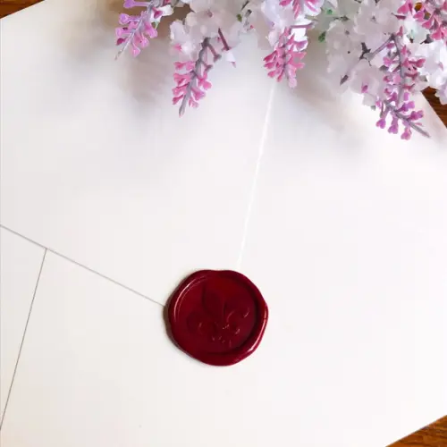Lacre de Cera - Flor de Liz
