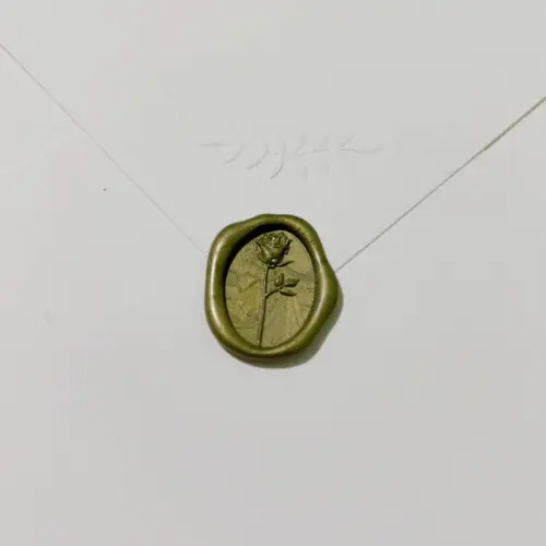 Lacre de Cera - Flor Oval
