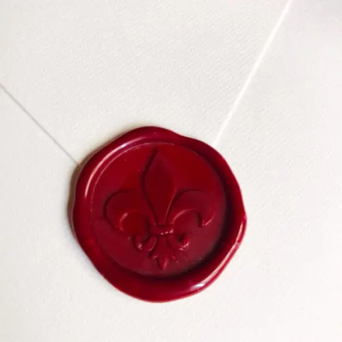 Lacre de Cera - Flor de Liz