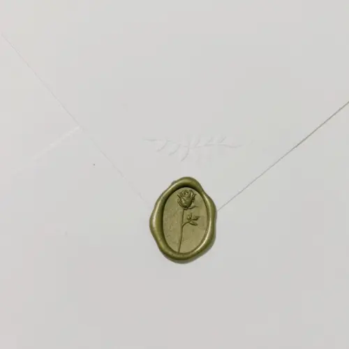 Lacre de Cera - Flor Oval