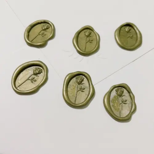 Lacre de Cera - Flor Oval
