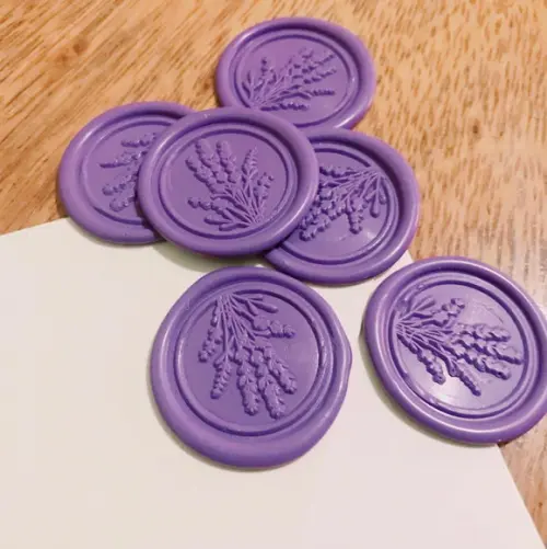 Lacre de Cera - Lavanda 2
