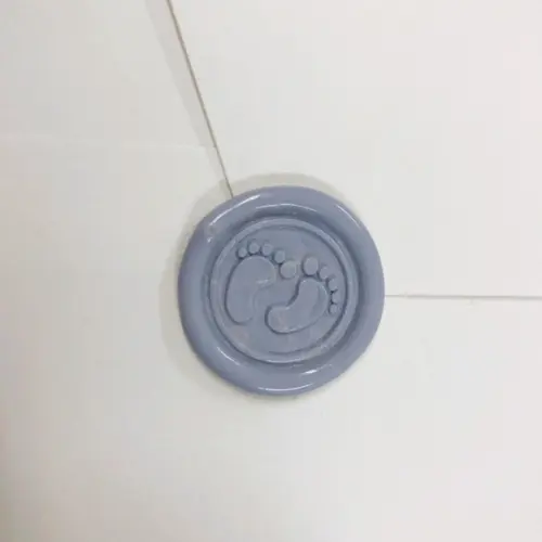 Lacre de Cera - Pegadas bebê