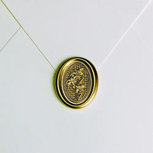 Lacre Oval - Flores