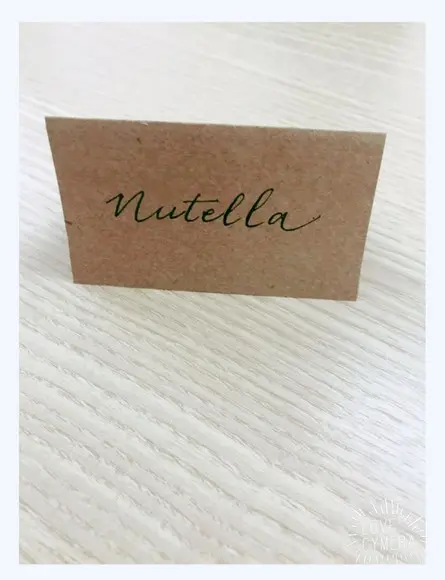 Placas de doces - Kraft