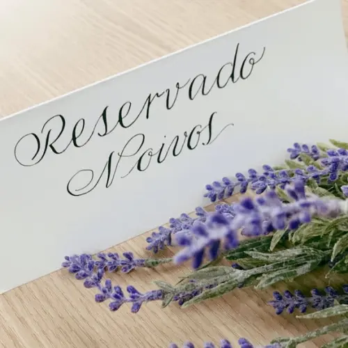 Placas de Reservado - Caligrafado