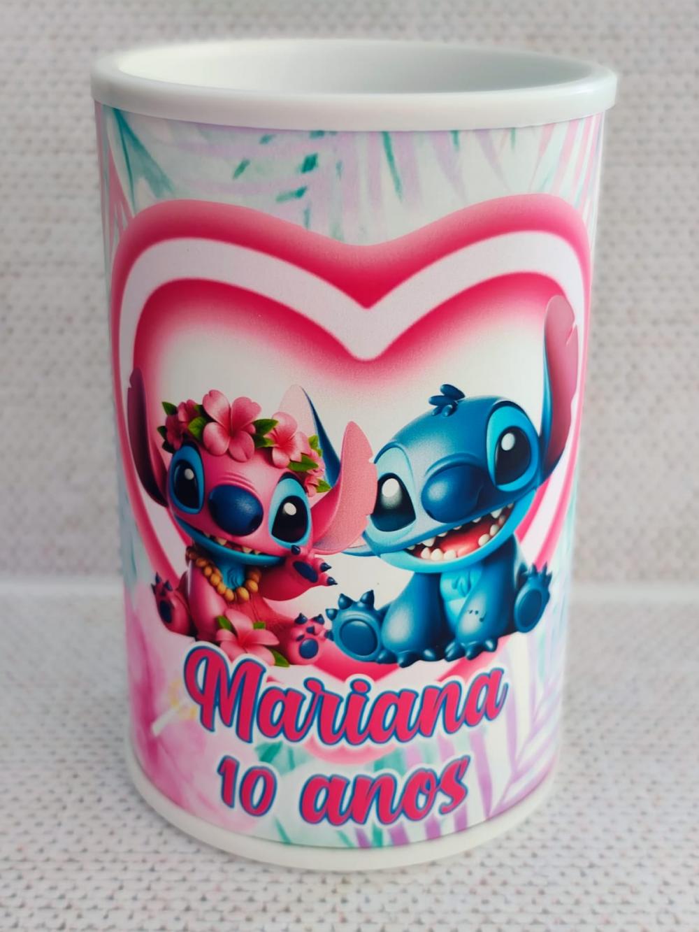 Cofrinho personalizado stitch