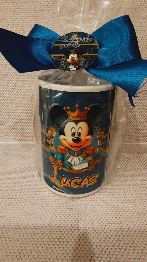 cofrinho personalizado mickey realeza