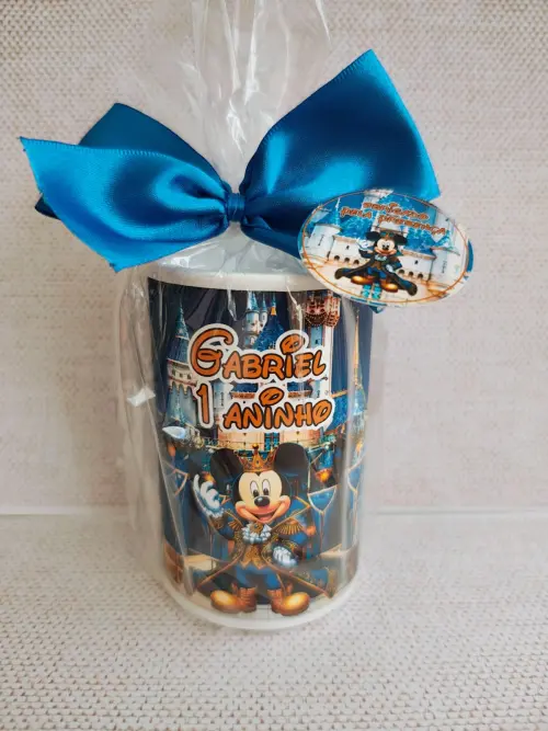 cofrinho Mickey castelo