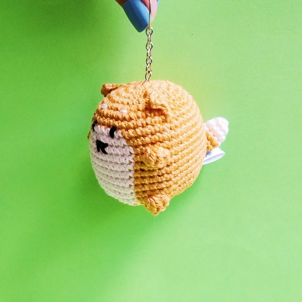 Chaveiro de Cachorro Bolinha Shiba Inu