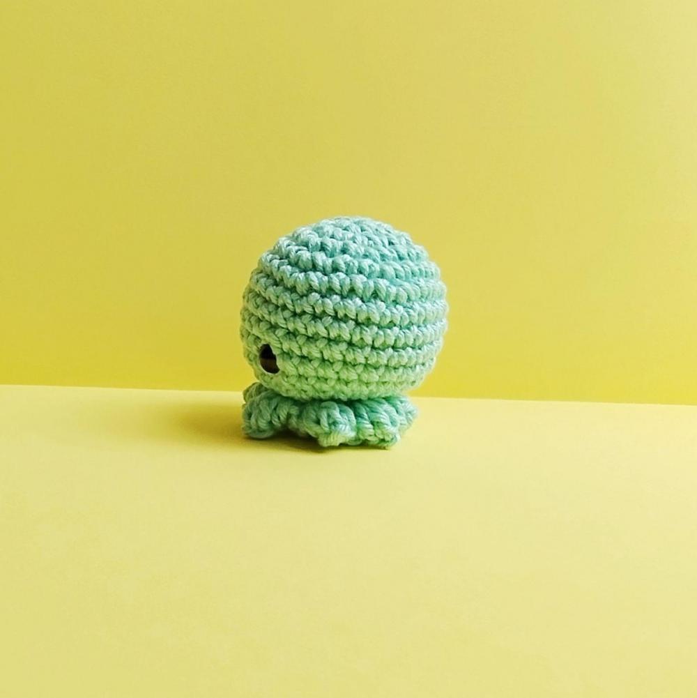 Chaveiro de Polvo Verde Menta