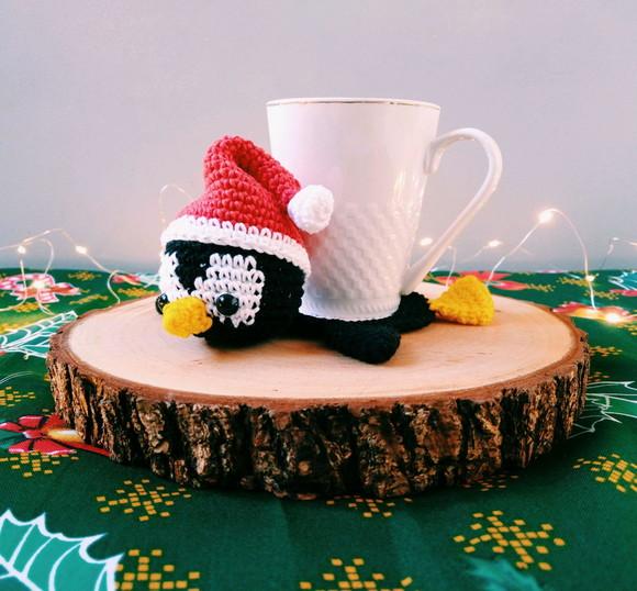 Kit de Porta Copos de Pinguim de Natal
