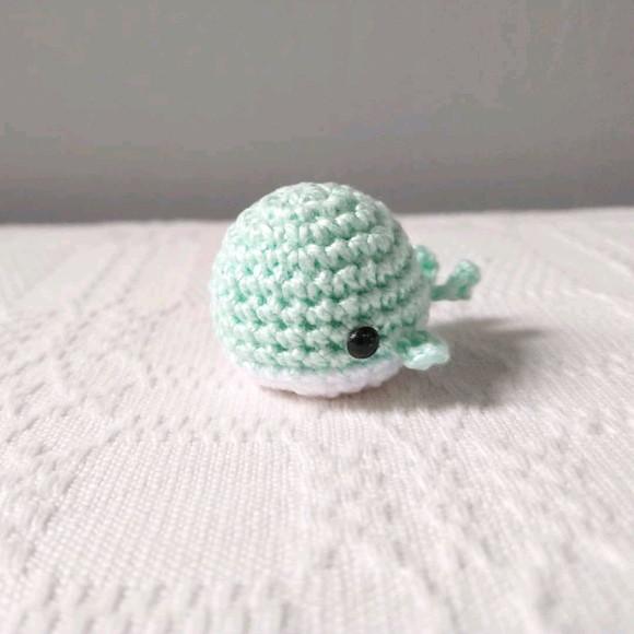 Chaveiro de Baleia Verde Menta