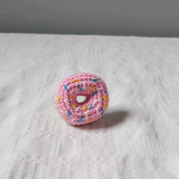 Chaveiro Mini Rosquinha de Morango