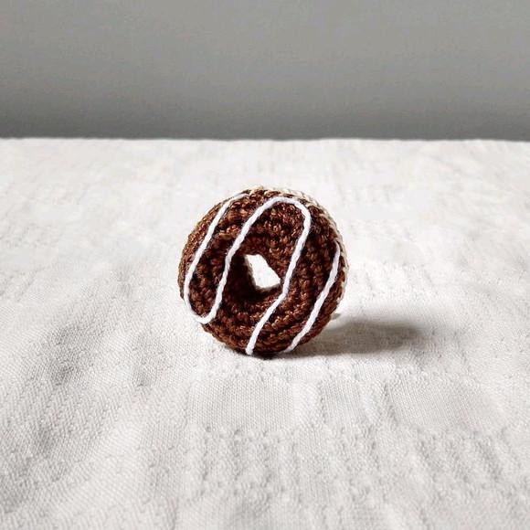 Chaveiro Mini Rosquinha de Chocolate