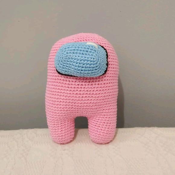 Boneco Among Us Rosa
