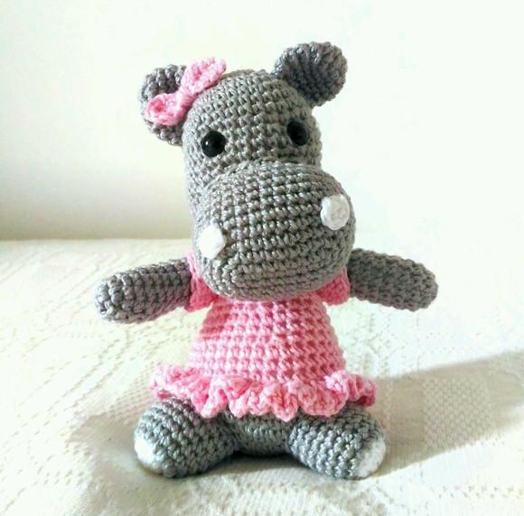 Mini Hipopótama Bailarina