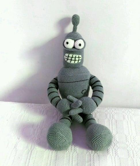 Boneco Bender de Futurama