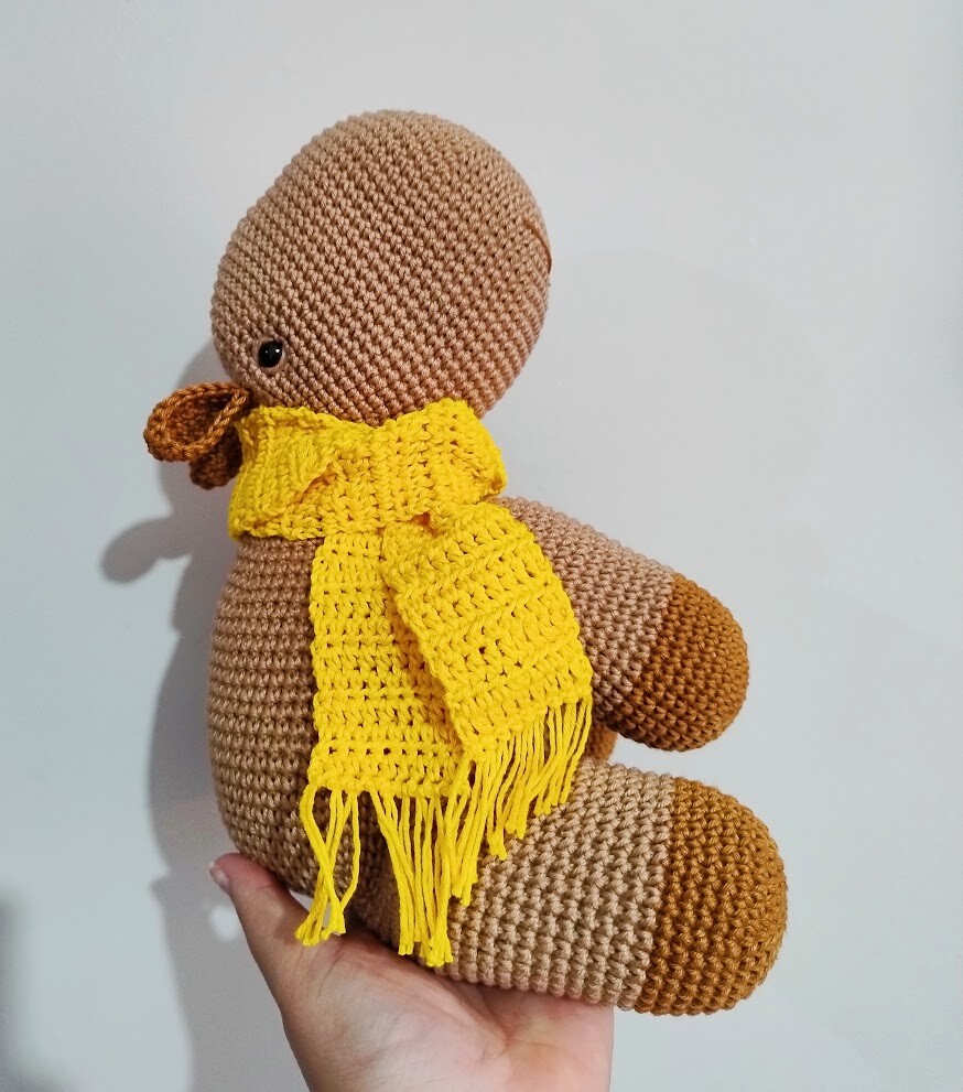 Capivara de Cachecol Tamanho 30 cm