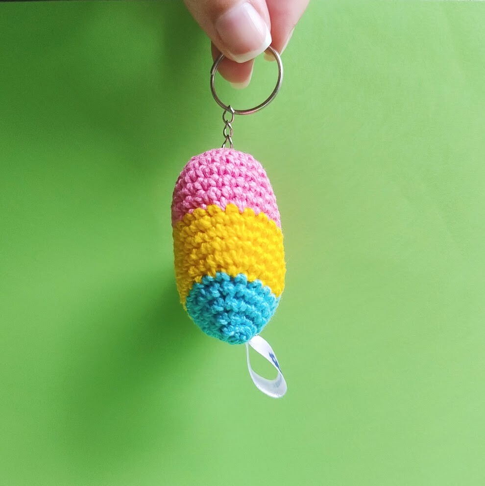 Chaveiro Mini Coração Bandeira Lgbt+ Pansexual