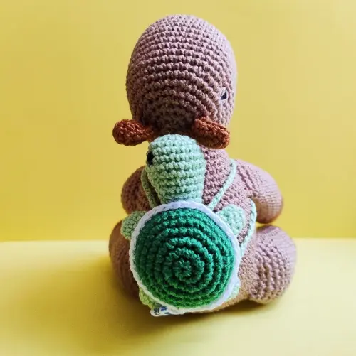 Capivara de Mochila de Tartaruga