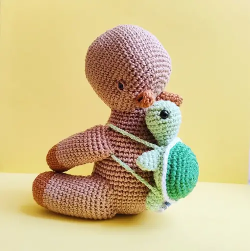 Capivara de Mochila de Tartaruga