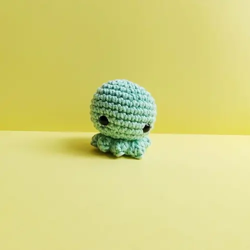 Chaveiro de Polvo Verde Menta
