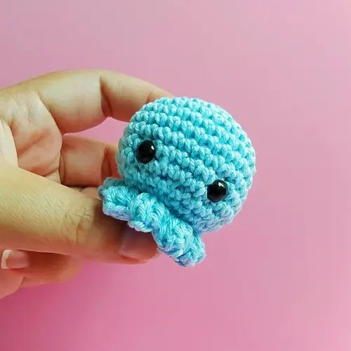 Chaveiro de Polvo Azul bebê