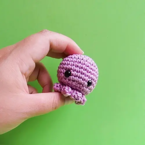 Chaveiro de Polvo Violeta Roxo