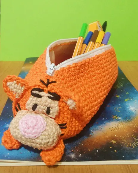 Estojo de Canetas do Tigrão do Ursinho Pooh
