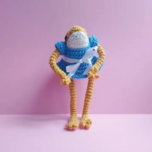 Sapo Amarelo de Vestido