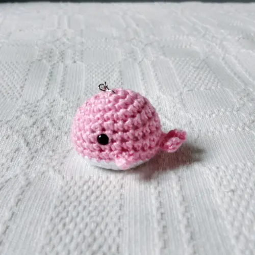 Chaveiro de Baleia Rosa