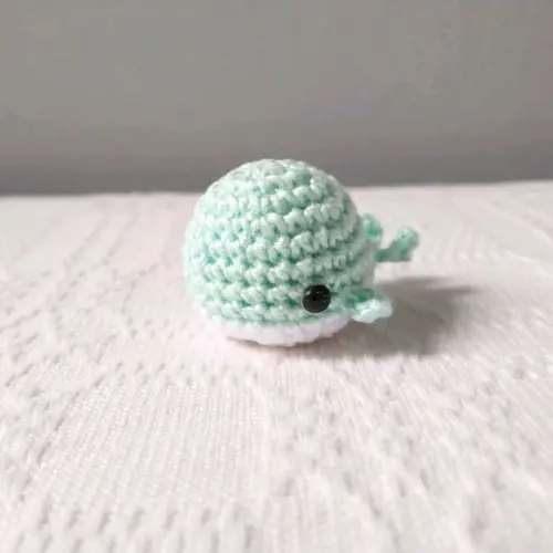 Chaveiro de Baleia Verde Menta
