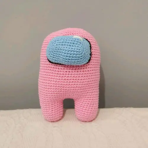 Boneco Among Us Rosa