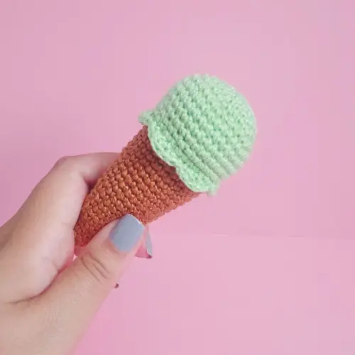 Chaveiro de Sorvete Verde